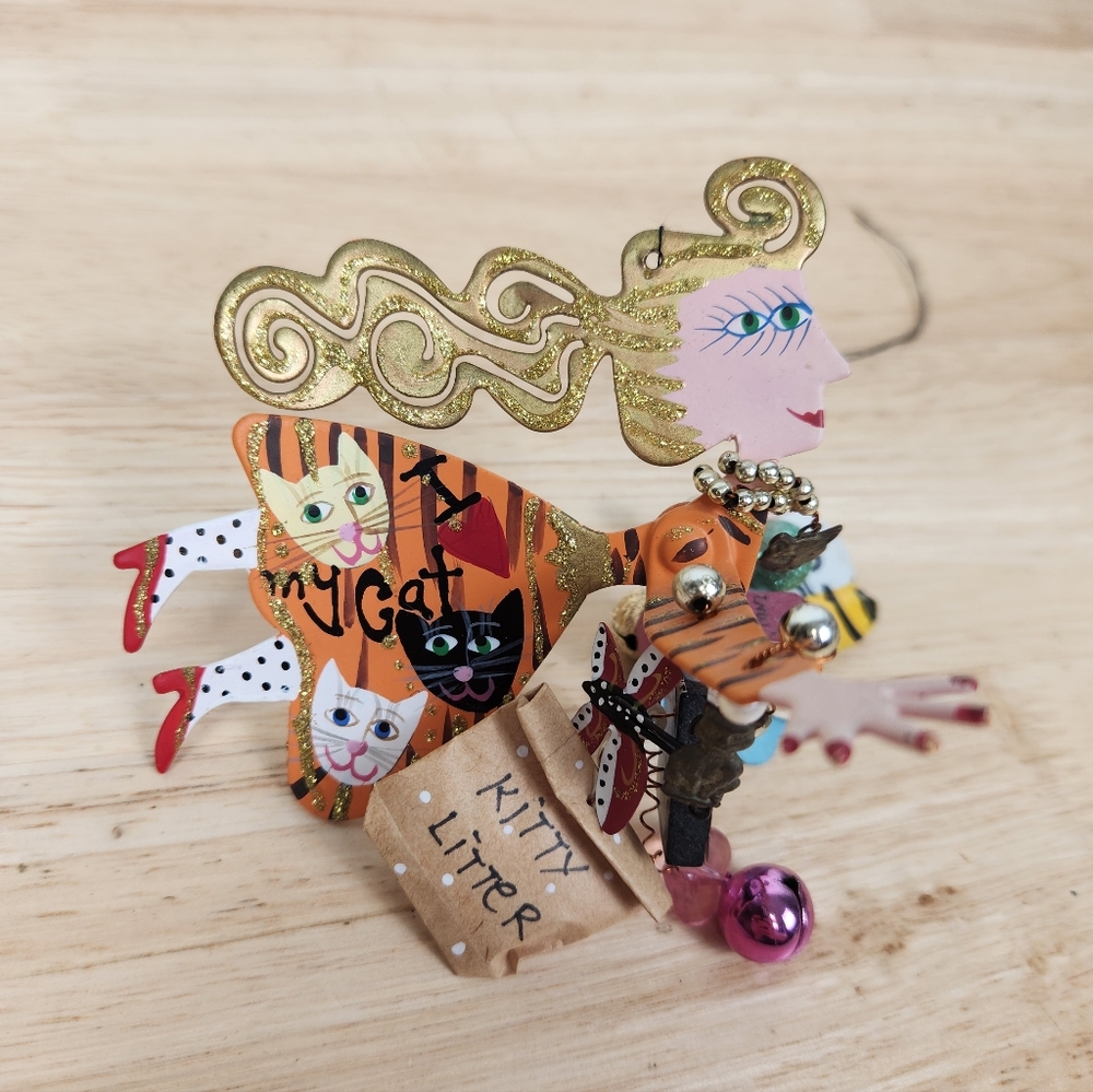 Karen Rossi Fanciful Flights “I Love Cats” USA Ornament Mobile Silvestri